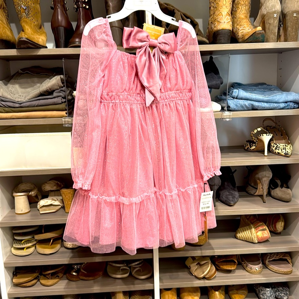 Cupcakes and Cashmere Holiday Collection never been worn kids dress size 8, pink